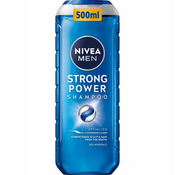 NIVEA MEN Strong Power stærkende shampoo 500ml