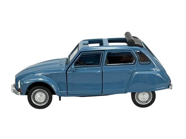 Welly OLD timer citroen dyane UTAN tak blå 1:34 43859