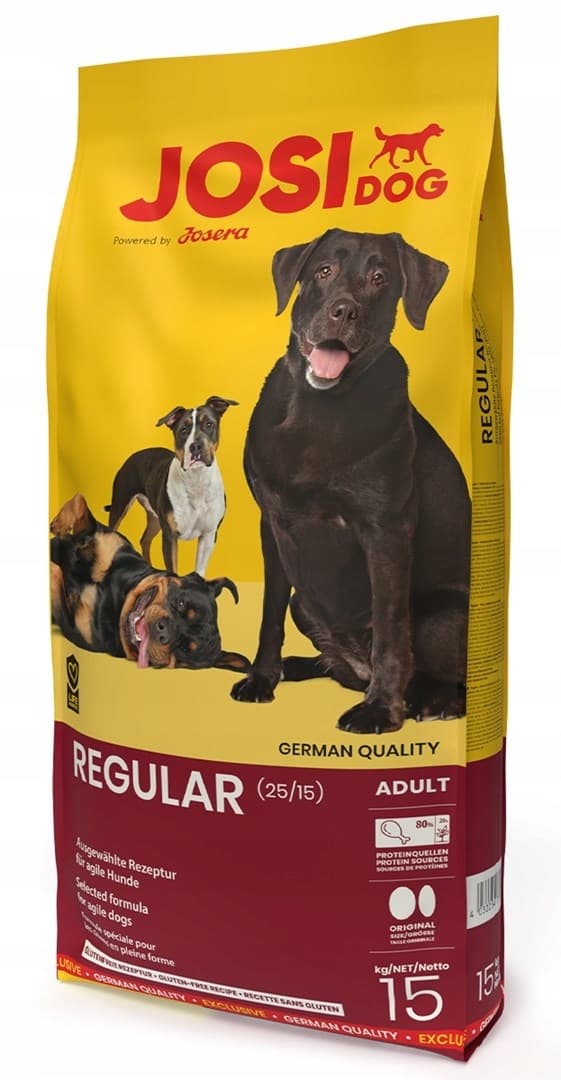 Josera JosiDog Regular Torrfoder för Hundar 15 kg