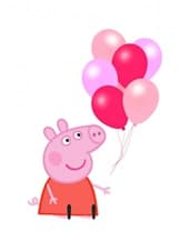 Peppa Pig 80 cm stort plyslegetøj