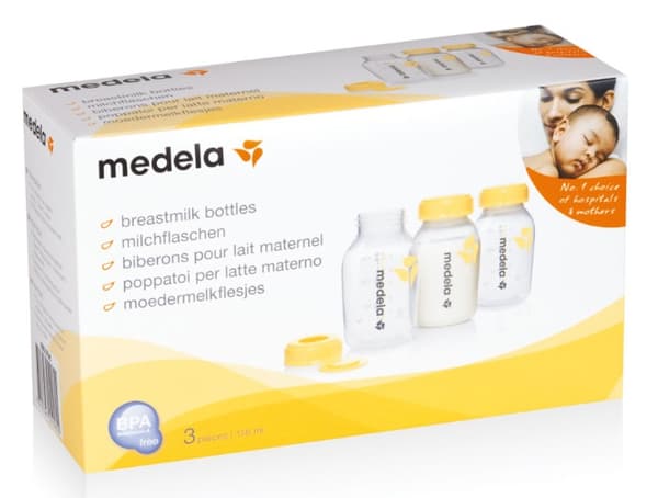 Medela farvede flaske 150ml (3stk)