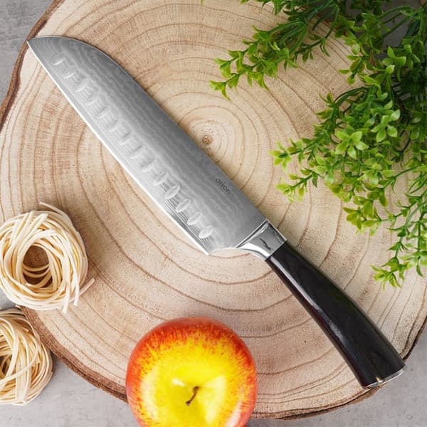 Damascus teräsveitsenterä Santoku 31 cm