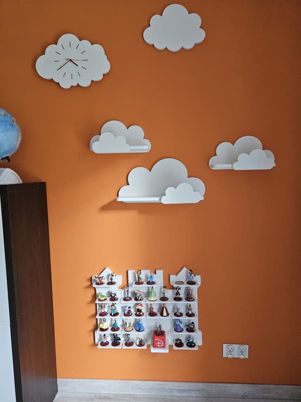Cloud-hyllor, set om 3, MOLI-Prestige, rundade toppar