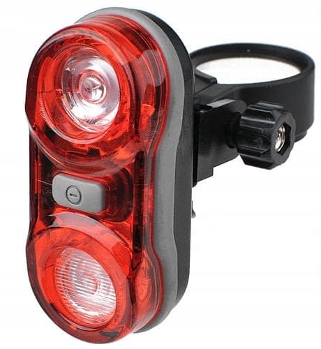 PROX GEMMA baglygte til cykel, 2x0,5W batterier