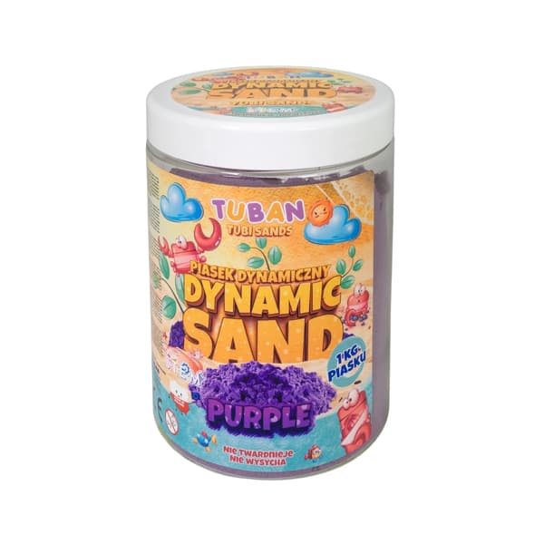 Dynamisk sand - lila - 1 kg