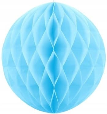 Blå pappersboll 30 cm, 1 st.