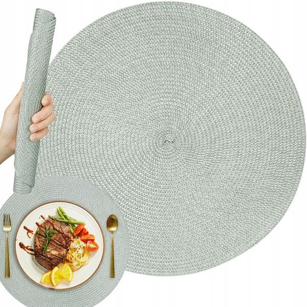 Pyöreä hopeanvärinen pöytäalusta 300 cm