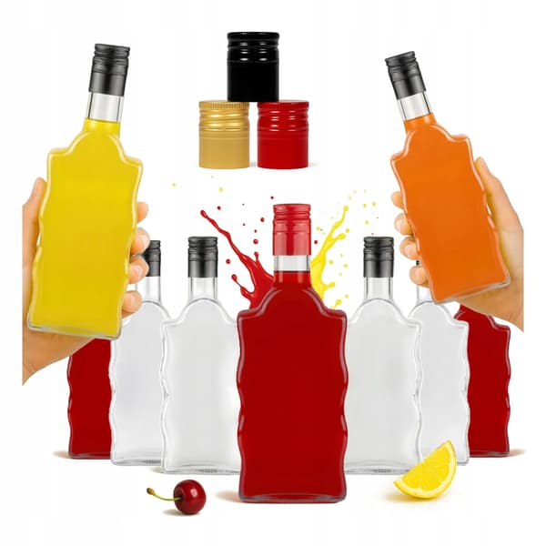 50 kpl Wave-pulloja à 500 ml + pitkäkorkkisia lasipulloja pontikkavodkalle