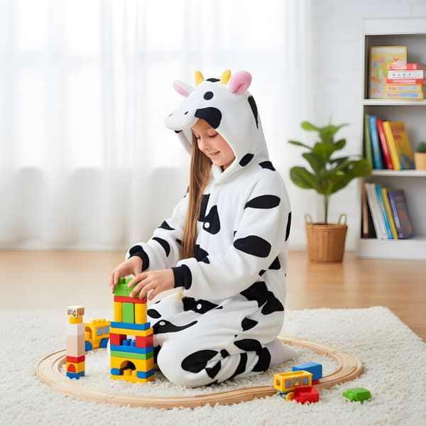 Kigurumi-pyjamas med elefant 105-115 cm