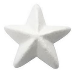 Frigolitstjärna, höjd 10 cm, 1 st.