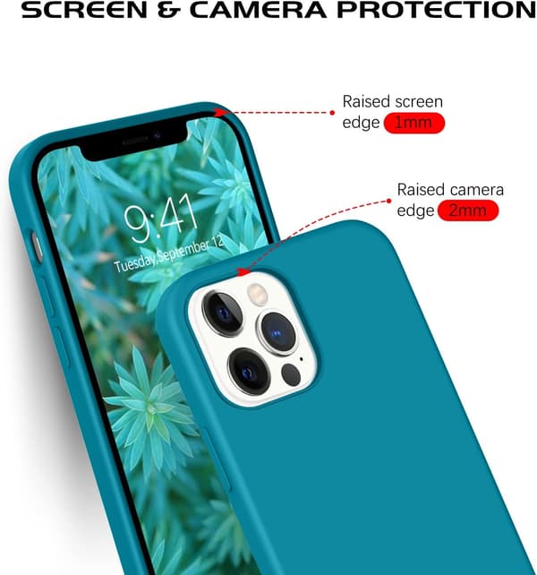 FODRAL TILL APPLE IPHONE 12 PRO MAX MARINBLÅ SILIKON