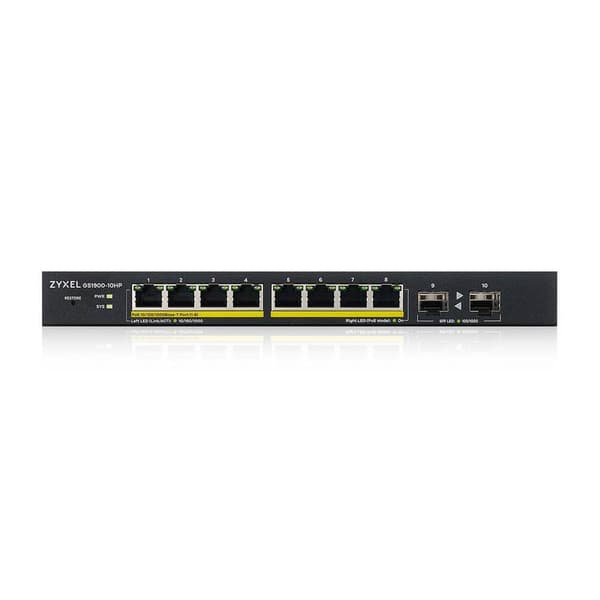 Switch Zyxel GS1900-10HP-EU0102F 77W Administreret
