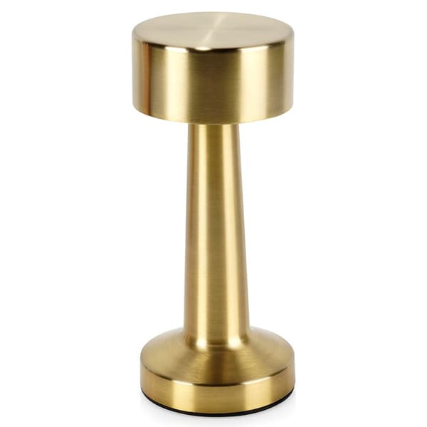 Guld bordlampe 21 LED 21 cm