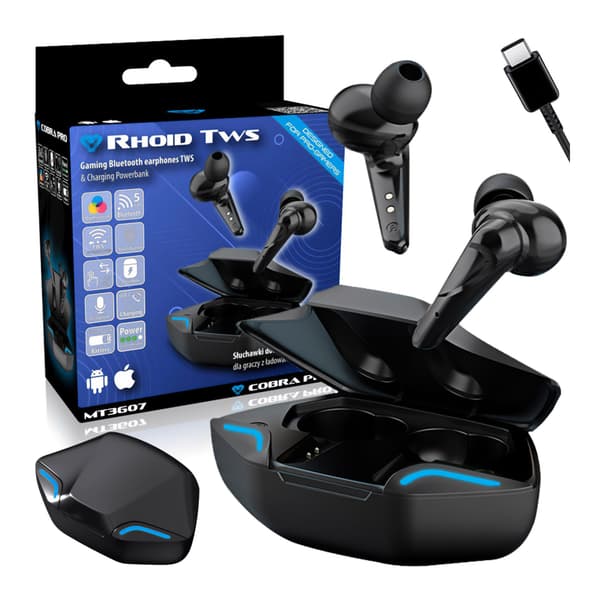 COBRA PRO RHOID - Øretelefoner Bluetooth 5.0 TWS til gamere