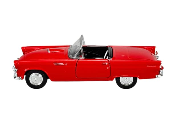 WELLY OLD TIMER 1955 FORD THUNDERBIRD ILMAN KATTOA PUNAINEN 1:34 42366