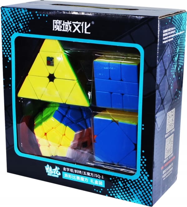 STORT SET Pyraminx + Megaminx + Skewb + Square1