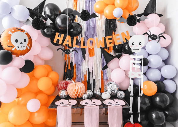 Halloween-lepakkopaperikoriste 45x17cm