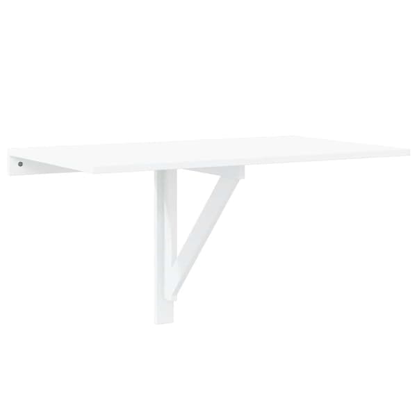 vidaXL Hopfällbart soffbord högglansvitt 100x60x56 cm
