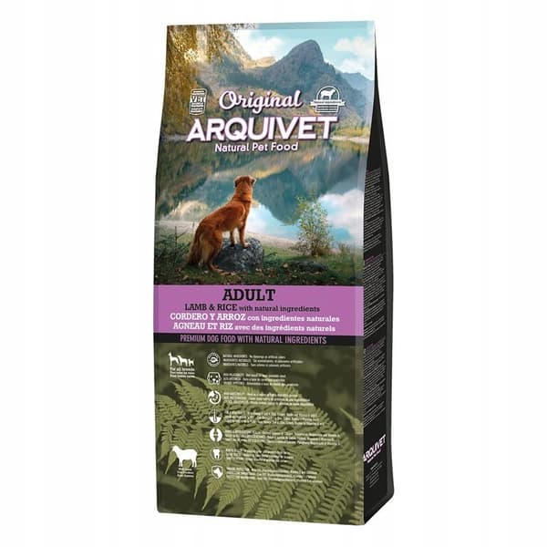 Arquivet Original Lamm- och Ris Torrfoder för Hundar 12 kg