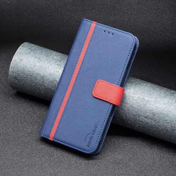 ETUI TIL IPHONE 12/12 PRO 6.1' MARINEBLÅ MED FLAP