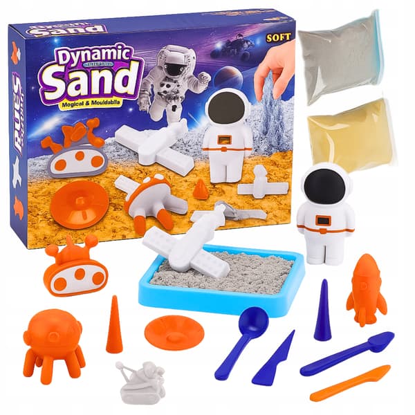 Kinetisk Sand Piaskolina Sæt Til Børn Rum Forme Bakke DIY