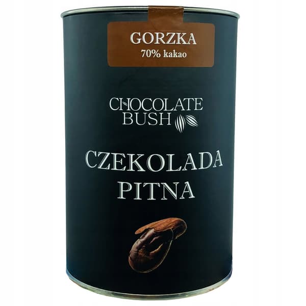 Drickchoklad bitter 100% kakao 200g