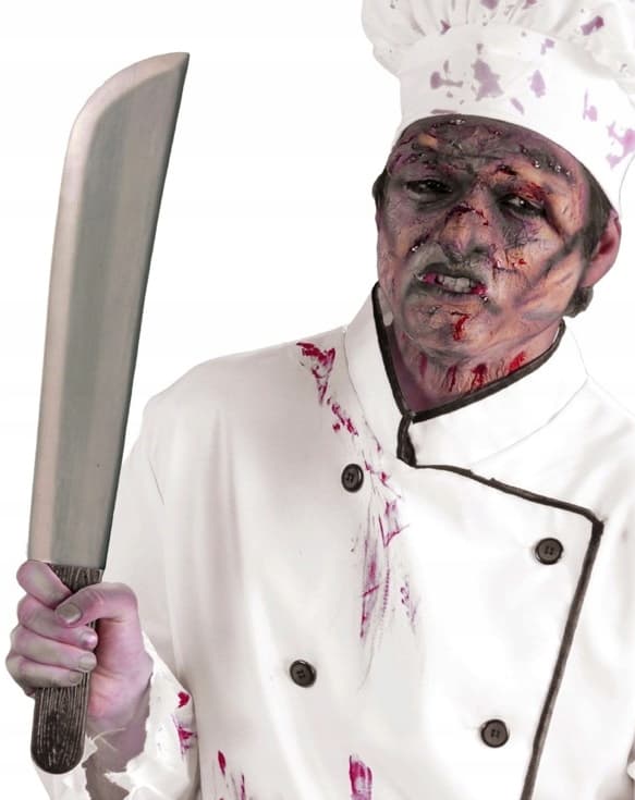 Machete Slaktkniv Killer Halloweenboll 53cm