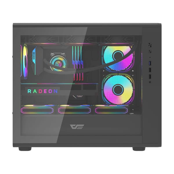 Darkflash DB460M tietokoneen kotelo (musta)