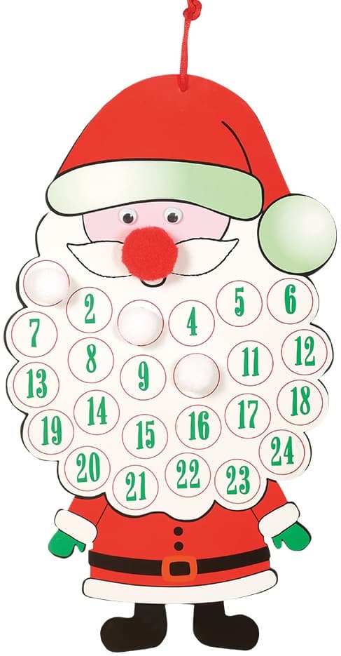 Jultomten Adventskalender Jul 34cm