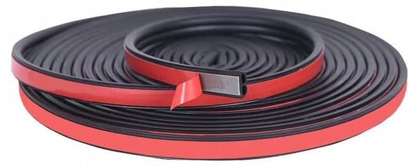 tätningstejp 5m tätning B för bildörrar elastisk tätning