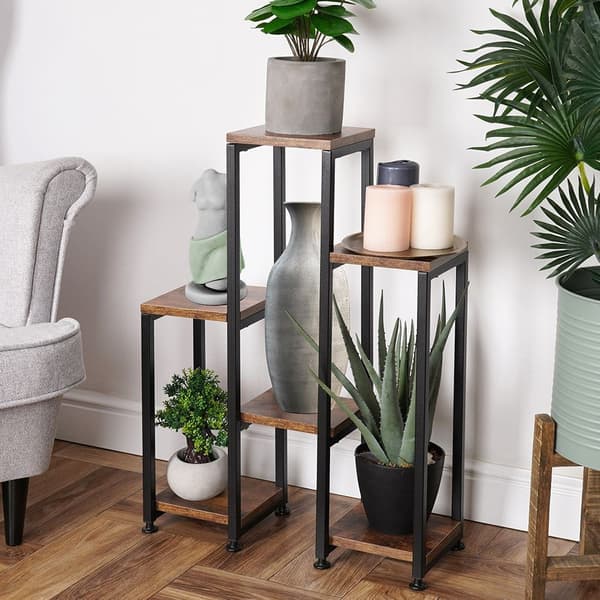 Blomsterstand metal 6-niveauer 70 cm