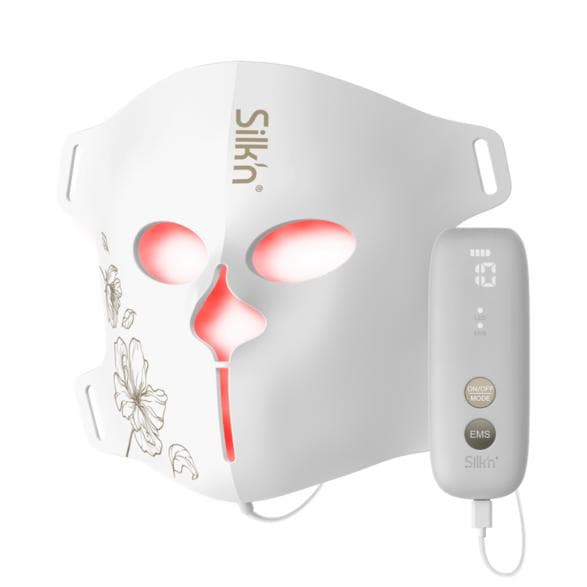 LED ansigtsmaske SILK`N EMS Hvid