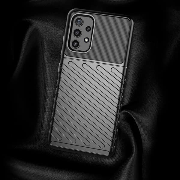 Thunder Case flexibelt armerat skal Samsung Galaxy A72 4G blå