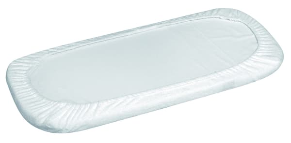 Frottélagen til vuggemadras 90x40x4 hvid