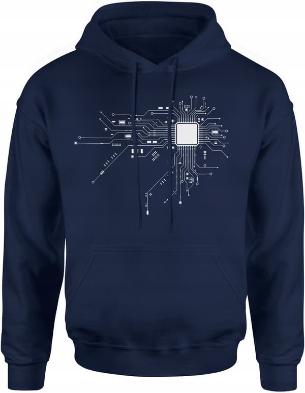 HERRSWEATSHIRTPROCESSOR MED TRYCK GÅVOSPECIALSPECIALIST INTEGRERAD CHIP M