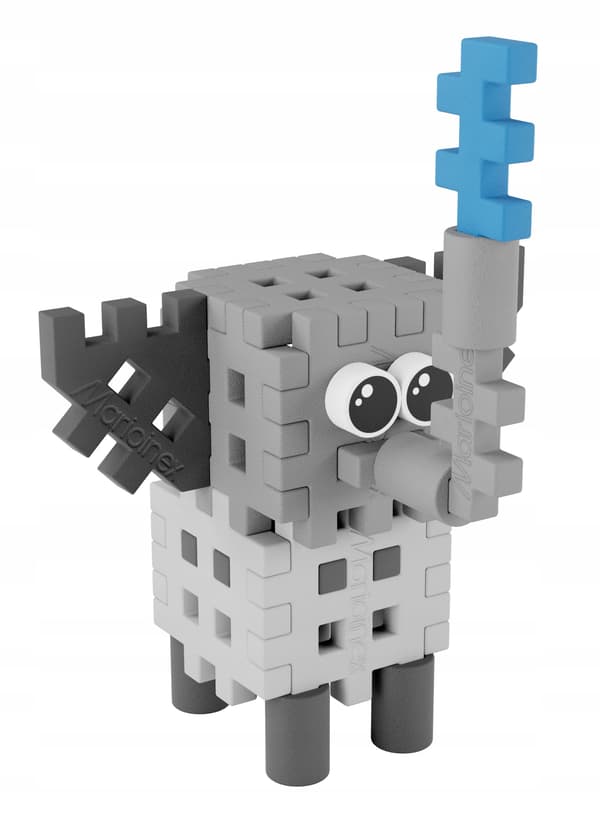 Marioinex Mini Waffle POCKET PETS - ELEFANT / ELEFANTsæt