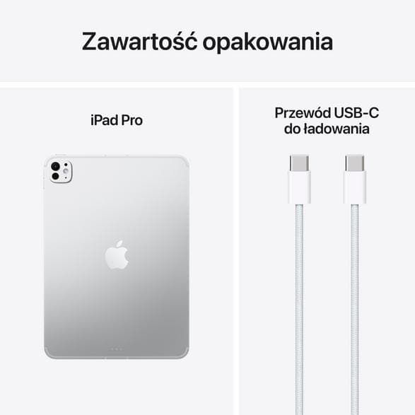 Tablet APPLE iPad Pro (2025) 11 M5 256 GB Wi-Fi + Cellular Sølv ME2P4HC/A