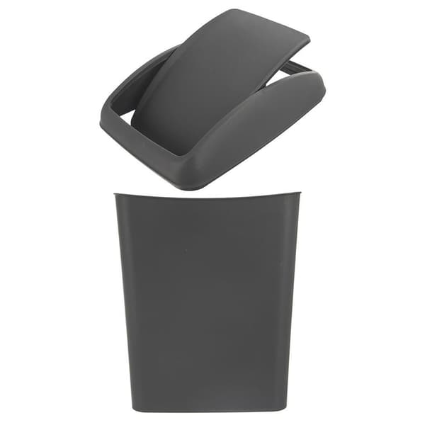 plastik skraldespand grå 5 liter
