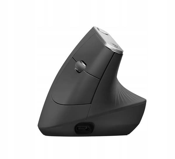 Logitech MX Vertical Advanced Ergo -langaton hiiri, grafiitti