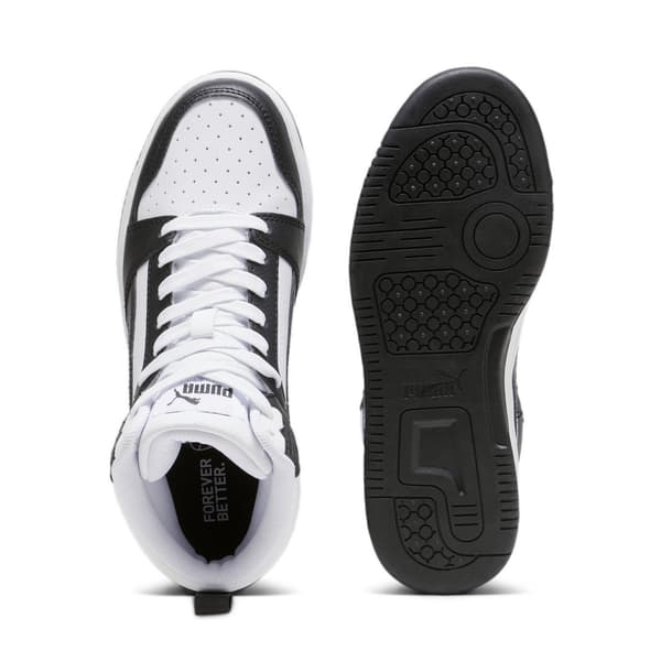 Puma REBOUND V6 MID JR børnesko sort 39383101 r 39