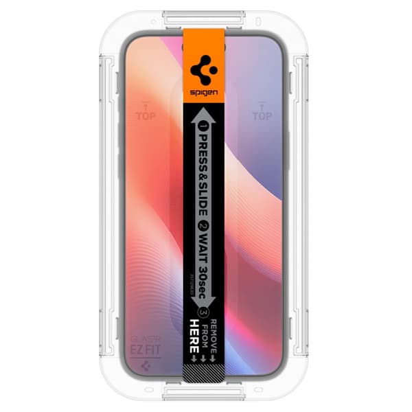 Härdat glas SPIGEN GLAS.TR EZ FIT IPHONE 15/16 CLEAR