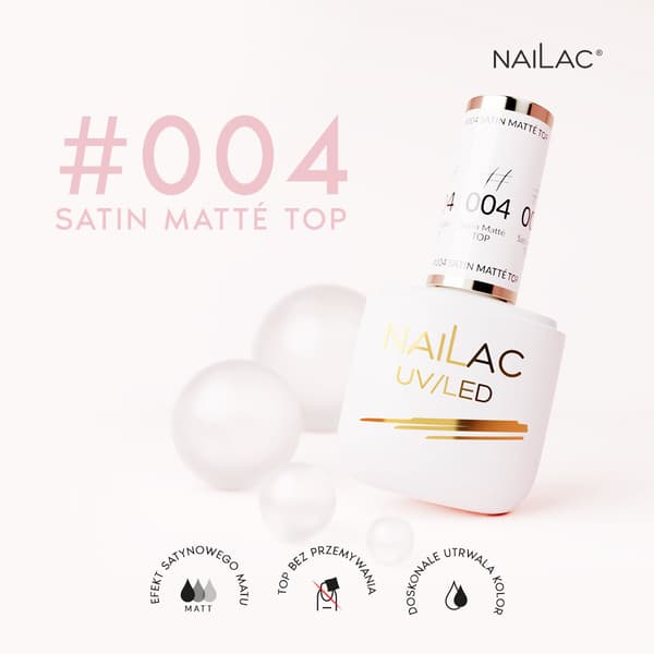 #004 Hybridtopp - Satin Matte Topp NaiLac 7ml