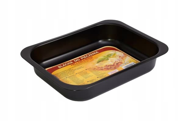 Bageplade 290x220x60 non-stick sort SNB