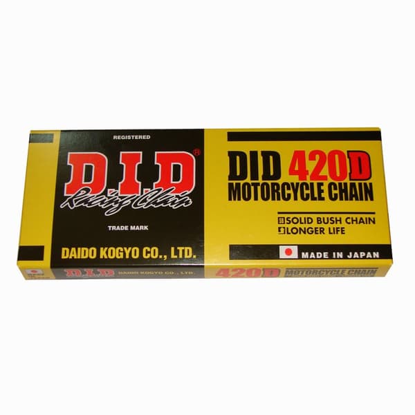DID 420D Drivkæde 118 Led Holdbar STÆRK