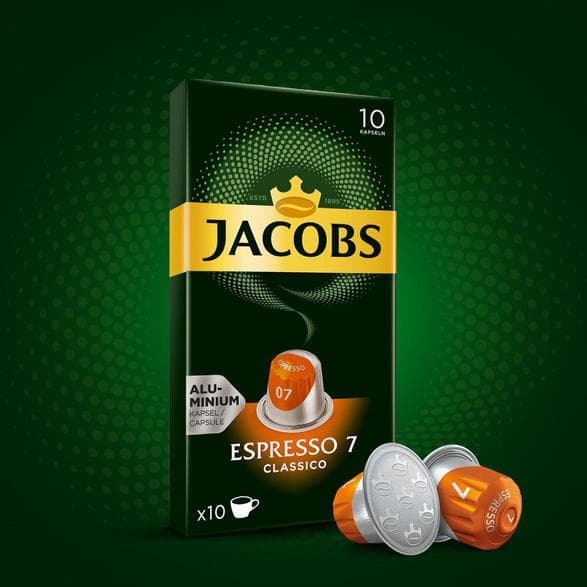 JACOBS ESPRESSO 7 CLASSICO -kapselia 10 annosta