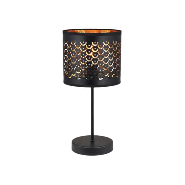 BORDLAMPA MORGAN 1 E27 SVART MILAGRO ML1802
