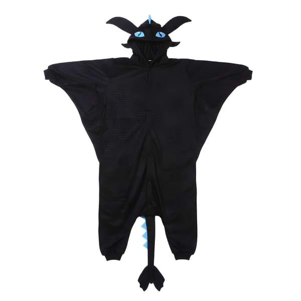 Kigurumi Pyjamas Tandløs Kostume Blå M: 155 - 165cm