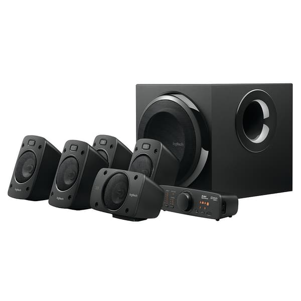 Logitech Z906 5.1 computerhøjttalere, 500 W RMS, sort