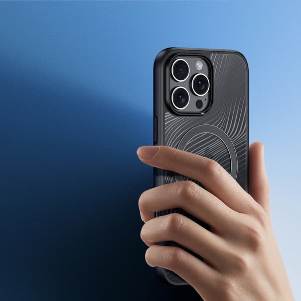 Dux Ducis Aimo Mag-etui med MagSafe til iPhone 16 Pro Max - Sort