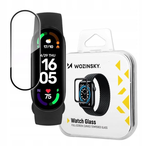 Wozinsky Watch Glass hybridglas til Xiaomi Mi Band 6 sort